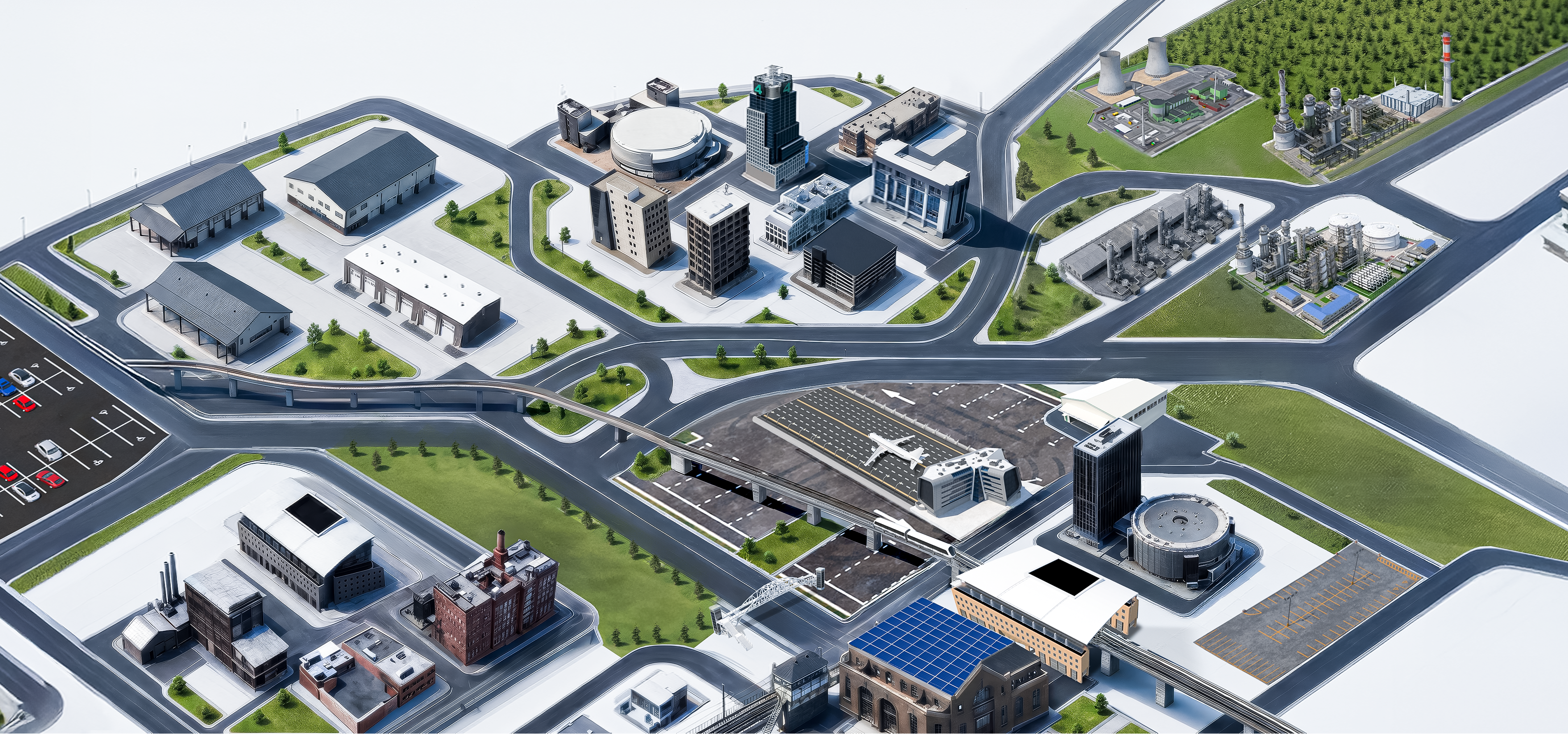 City overview map